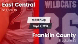 Matchup: East Central High vs. Franklin County  2018