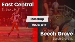 Matchup: East Central High vs. Beech Grove  2018