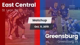 Matchup: East Central High vs. Greensburg  2019