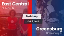 Matchup: East Central High vs. Greensburg  2020