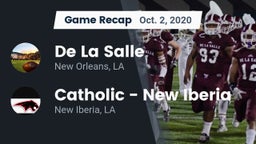 Recap: De La Salle  vs. Catholic  - New Iberia 2020