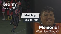 Matchup: Kearny  vs. Memorial  2016