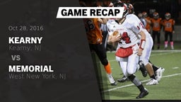 Recap: Kearny  vs. Memorial  2016