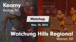 Matchup: Kearny  vs. Watchung Hills Regional  2016