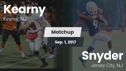 Matchup: Kearny  vs. Snyder  2017