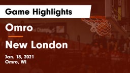 Omro  vs New London  Game Highlights - Jan. 18, 2021