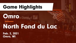 Omro  vs North Fond du Lac  Game Highlights - Feb. 2, 2021