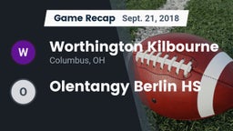 Recap: Worthington Kilbourne  vs. Olentangy Berlin HS 2018