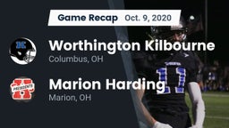 Recap: Worthington Kilbourne  vs. Marion Harding  2020
