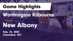 Worthington Kilbourne  vs New Albany  Game Highlights - Feb. 22, 2022