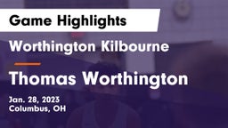 Worthington Kilbourne  vs Thomas Worthington  Game Highlights - Jan. 28, 2023