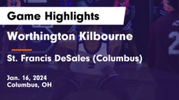 Worthington Kilbourne  vs St. Francis DeSales  (Columbus) Game Highlights - Jan. 16, 2024