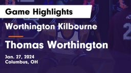 Worthington Kilbourne  vs Thomas Worthington  Game Highlights - Jan. 27, 2024