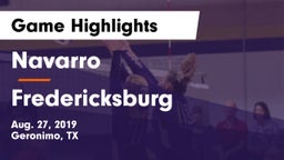 Navarro  vs Fredericksburg Game Highlights - Aug. 27, 2019