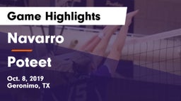 Navarro  vs Poteet  Game Highlights - Oct. 8, 2019