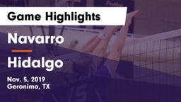 Navarro  vs Hidalgo Game Highlights - Nov. 5, 2019