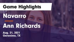 Navarro  vs Ann Richards  Game Highlights - Aug. 21, 2021