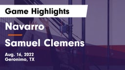 Navarro  vs Samuel Clemens  Game Highlights - Aug. 16, 2022