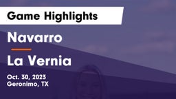 Navarro  vs La Vernia  Game Highlights - Oct. 30, 2023