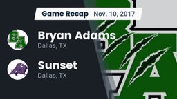 Recap: Bryan Adams  vs. Sunset  2017