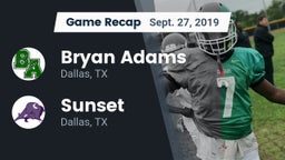 Recap: Bryan Adams  vs. Sunset  2019