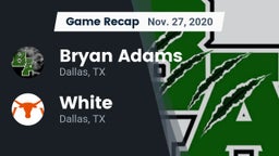 Recap: Bryan Adams  vs. White  2020