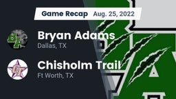 Recap: Bryan Adams  vs. Chisholm Trail  2022