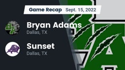Recap: Bryan Adams  vs. Sunset  2022
