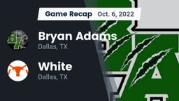 Recap: Bryan Adams  vs. White  2022