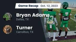 Recap: Bryan Adams  vs. Turner  2023