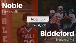 Matchup: Noble  vs. Biddeford  2017