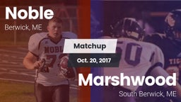 Matchup: Noble  vs. Marshwood  2017