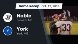 Recap: Noble  vs. York  2018