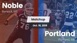 Matchup: Noble  vs. Portland  2019