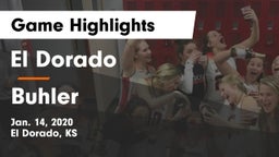 El Dorado  vs Buhler  Game Highlights - Jan. 14, 2020