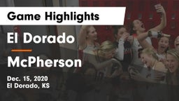 El Dorado  vs McPherson  Game Highlights - Dec. 15, 2020