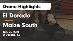 El Dorado  vs Maize South  Game Highlights - Jan. 25, 2021