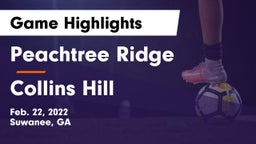 Peachtree Ridge  vs Collins Hill Game Highlights - Feb. 22, 2022