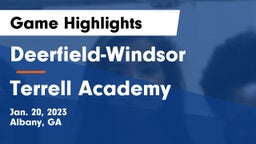Deerfield-Windsor  vs Terrell Academy  Game Highlights - Jan. 20, 2023