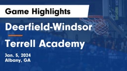 Deerfield-Windsor  vs Terrell Academy  Game Highlights - Jan. 5, 2024