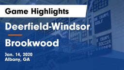 Deerfield-Windsor  vs Brookwood  Game Highlights - Jan. 14, 2020