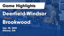 Deerfield-Windsor  vs Brookwood  Game Highlights - Jan. 28, 2020