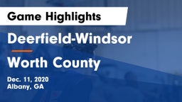 Deerfield-Windsor  vs Worth County  Game Highlights - Dec. 11, 2020