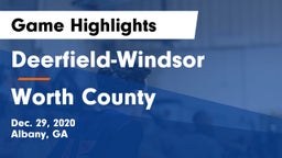 Deerfield-Windsor  vs Worth County  Game Highlights - Dec. 29, 2020