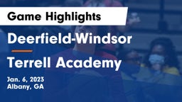 Deerfield-Windsor  vs Terrell Academy  Game Highlights - Jan. 6, 2023