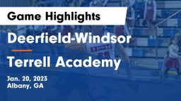 Deerfield-Windsor  vs Terrell Academy  Game Highlights - Jan. 20, 2023