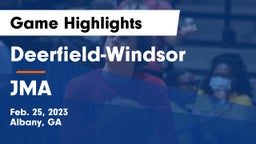 Deerfield-Windsor  vs JMA Game Highlights - Feb. 25, 2023