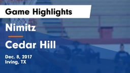 Nimitz  vs Cedar Hill  Game Highlights - Dec. 8, 2017