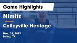 Nimitz  vs Colleyville Heritage  Game Highlights - Nov. 28, 2023