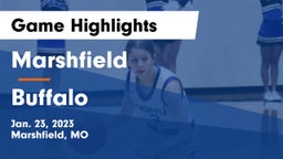 Marshfield  vs Buffalo  Game Highlights - Jan. 23, 2023